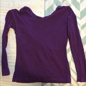 Purple Lucy yoga top